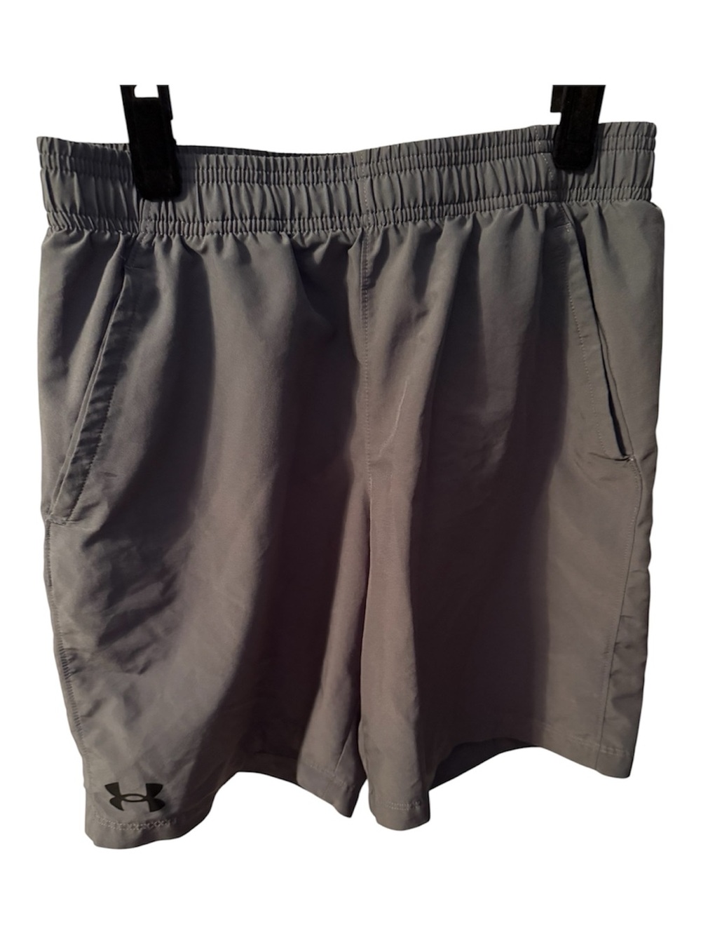 Under Armour Gray Boys' Athletic Shorts